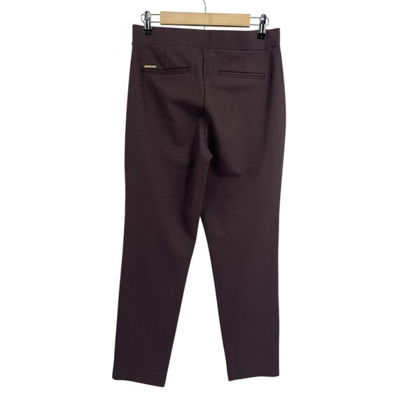 Michael kors Brown Knit Pull On Ponte Pants Medium - Picture 2 of 5